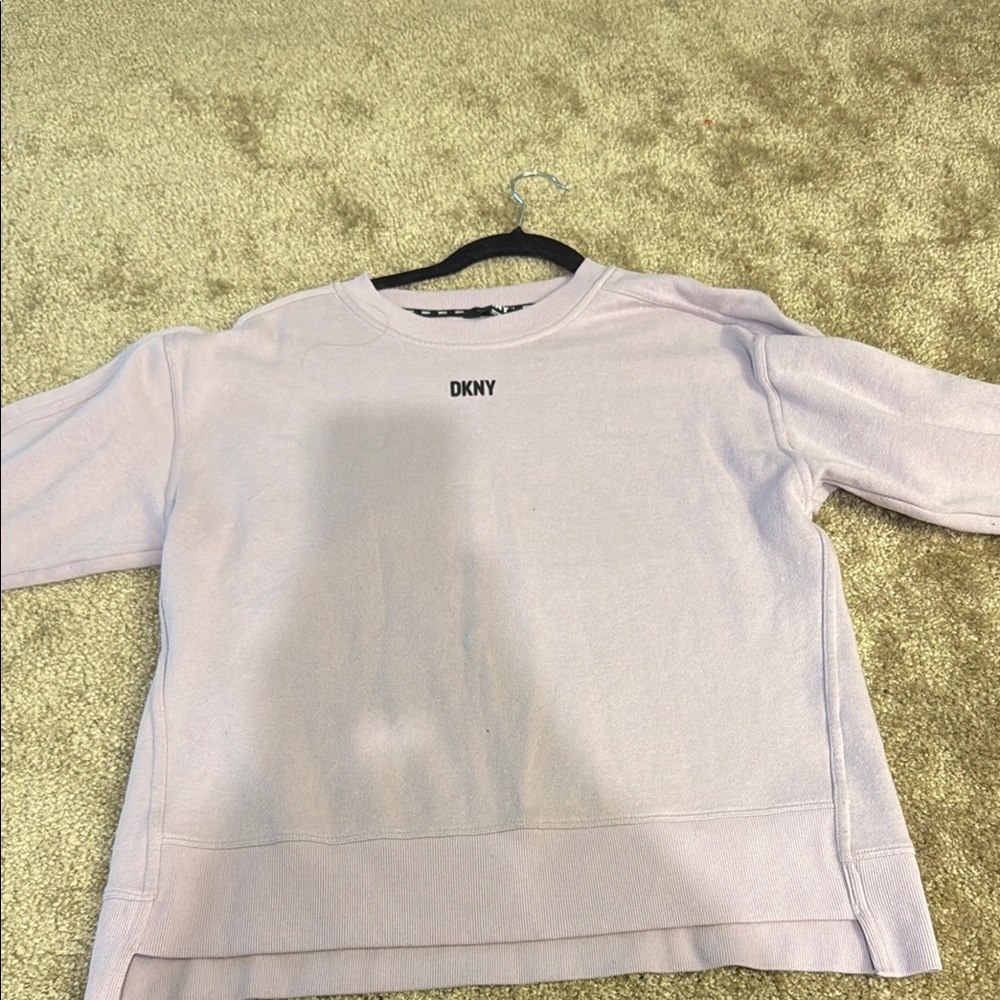 DKNY Lavender Crewneck Top